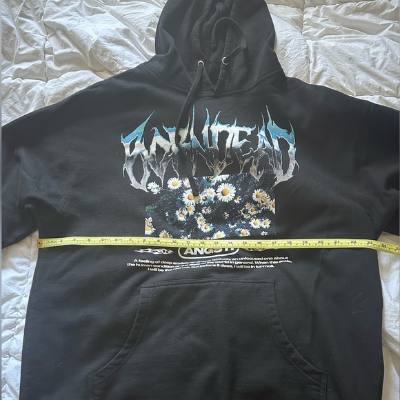 Born Dead Hoodie daisy and chrome graphic angst - Picture 6 of 7